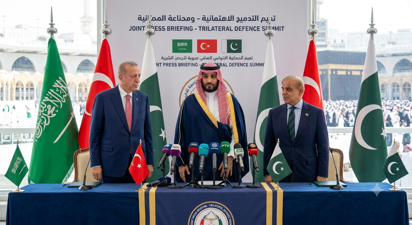 Saudi Arabia, Turkey, and Pakistan Sign Landmark Trilateral Defense Pact in Makkah