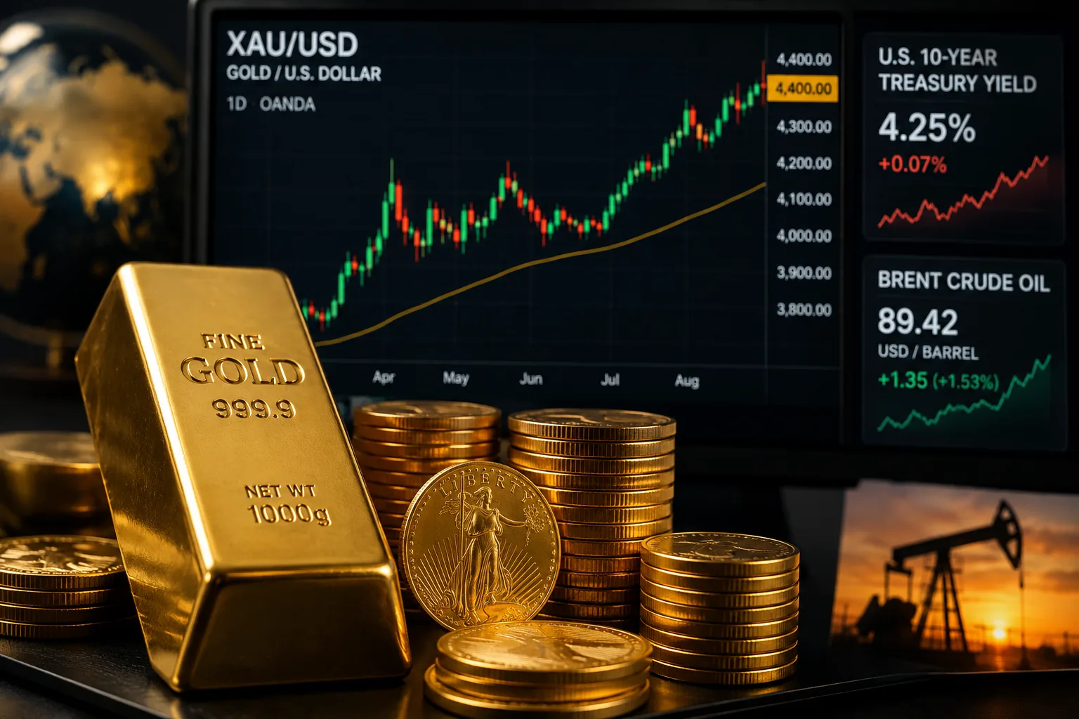 Gold Weekly Outlook: Higher Yields and Oil Pose Risks