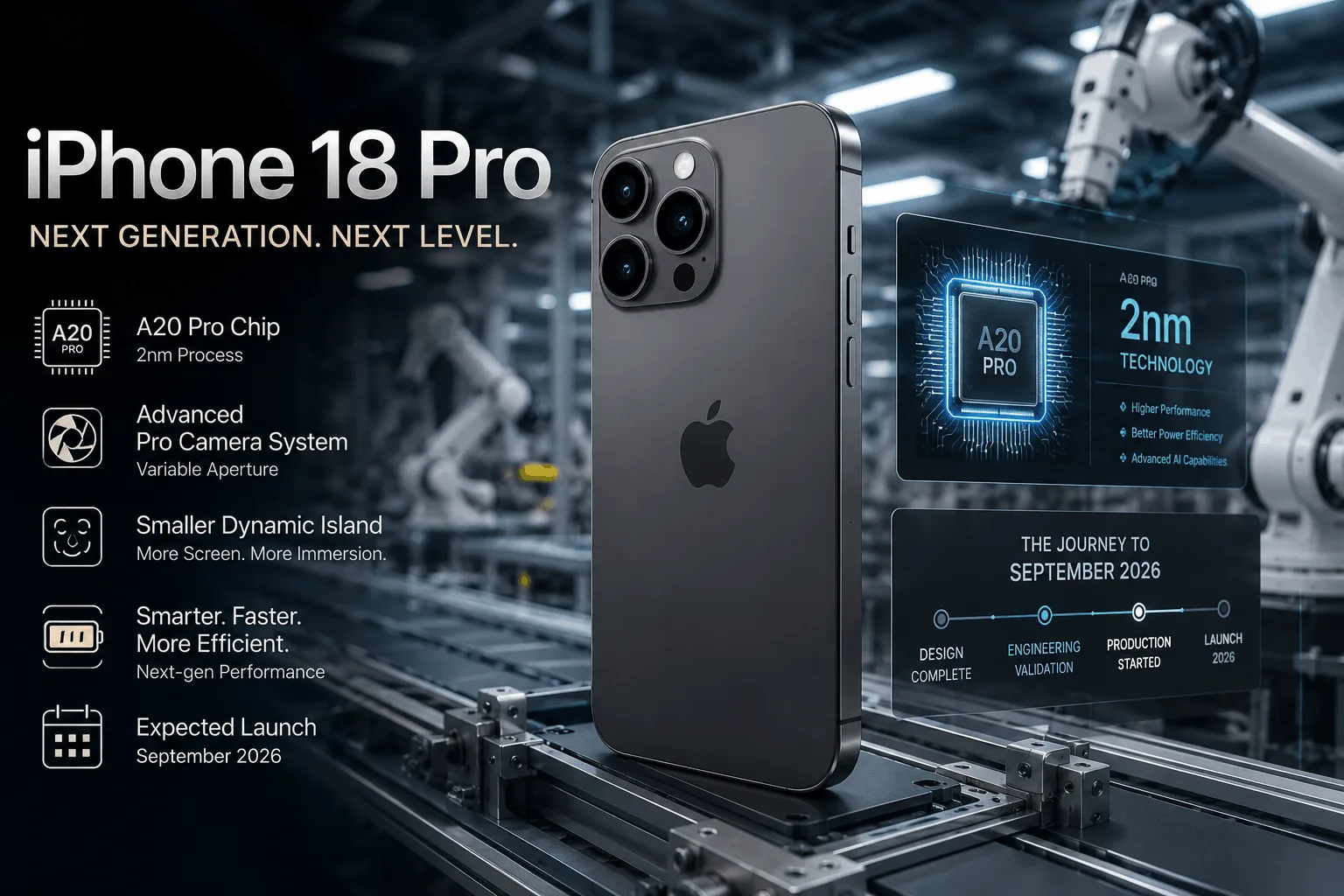 iPhone 18 Pro Reportedly Enters Production Ahead of September Launch