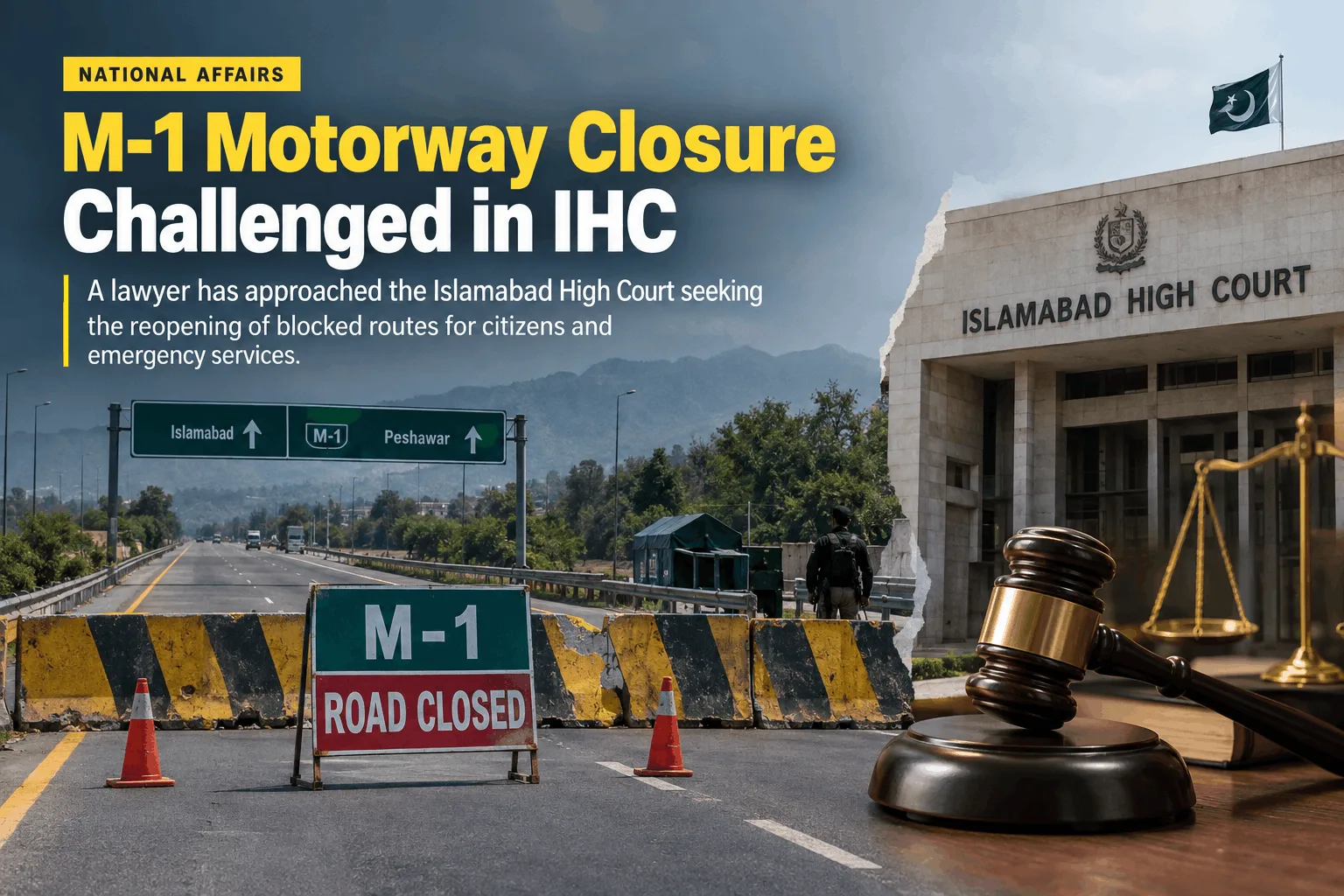 M-1 Motorway Closure Challenged in Islamabad High Court