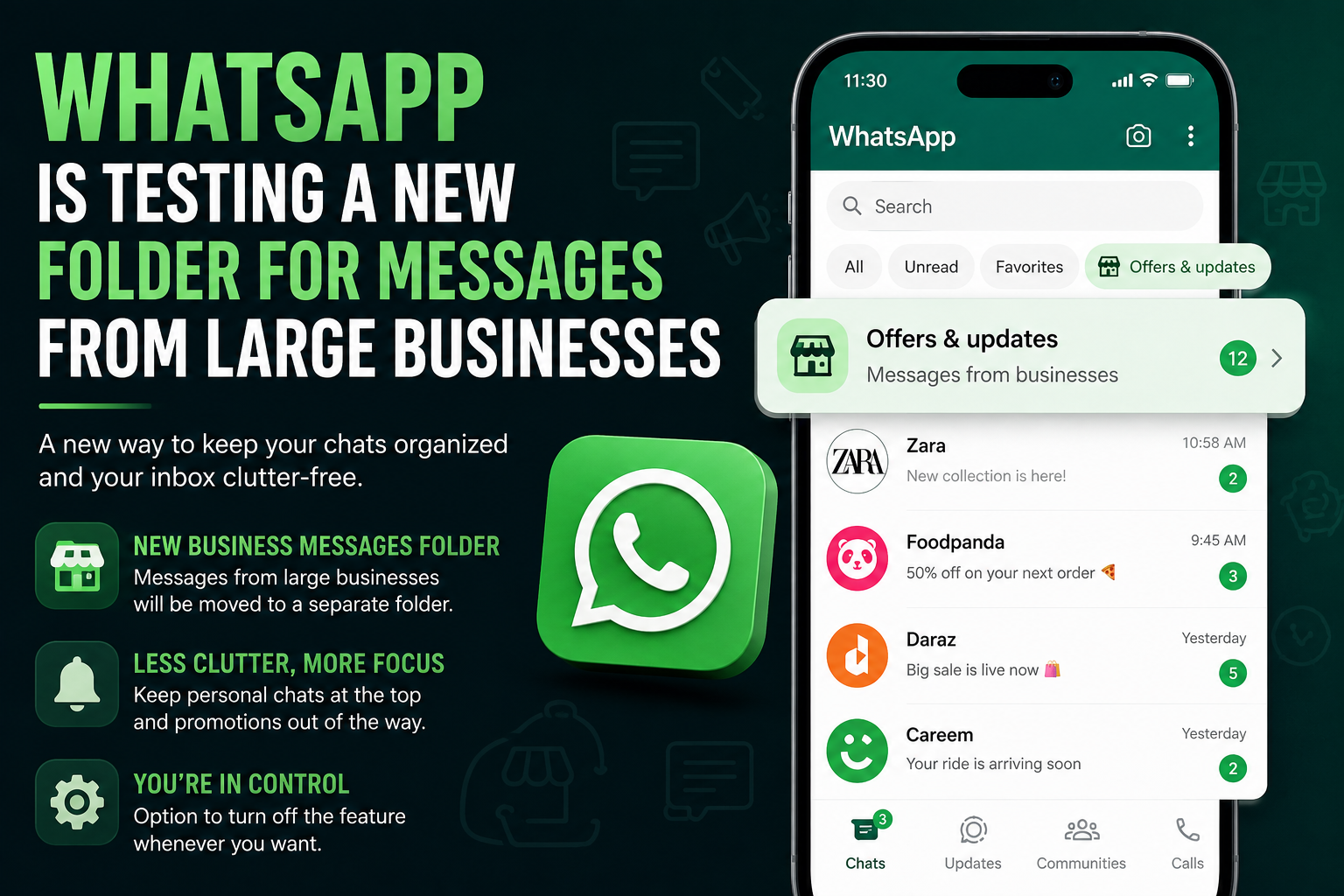 WhatsApp Is Testing a New Folder for Business Messages