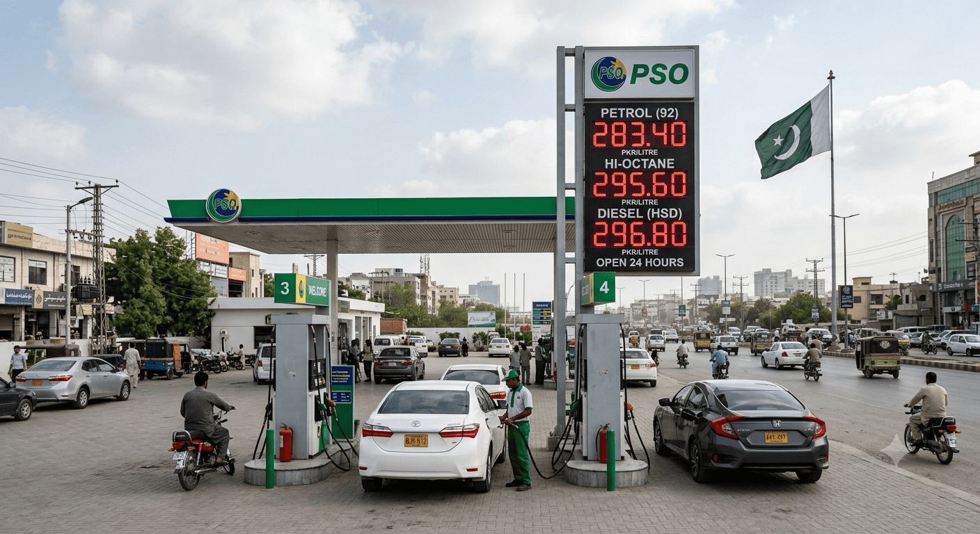 Petrol and Diesel Prices Drop for Third Consecutive Day in Pakistan as Daily Fuel Adjustments Continue