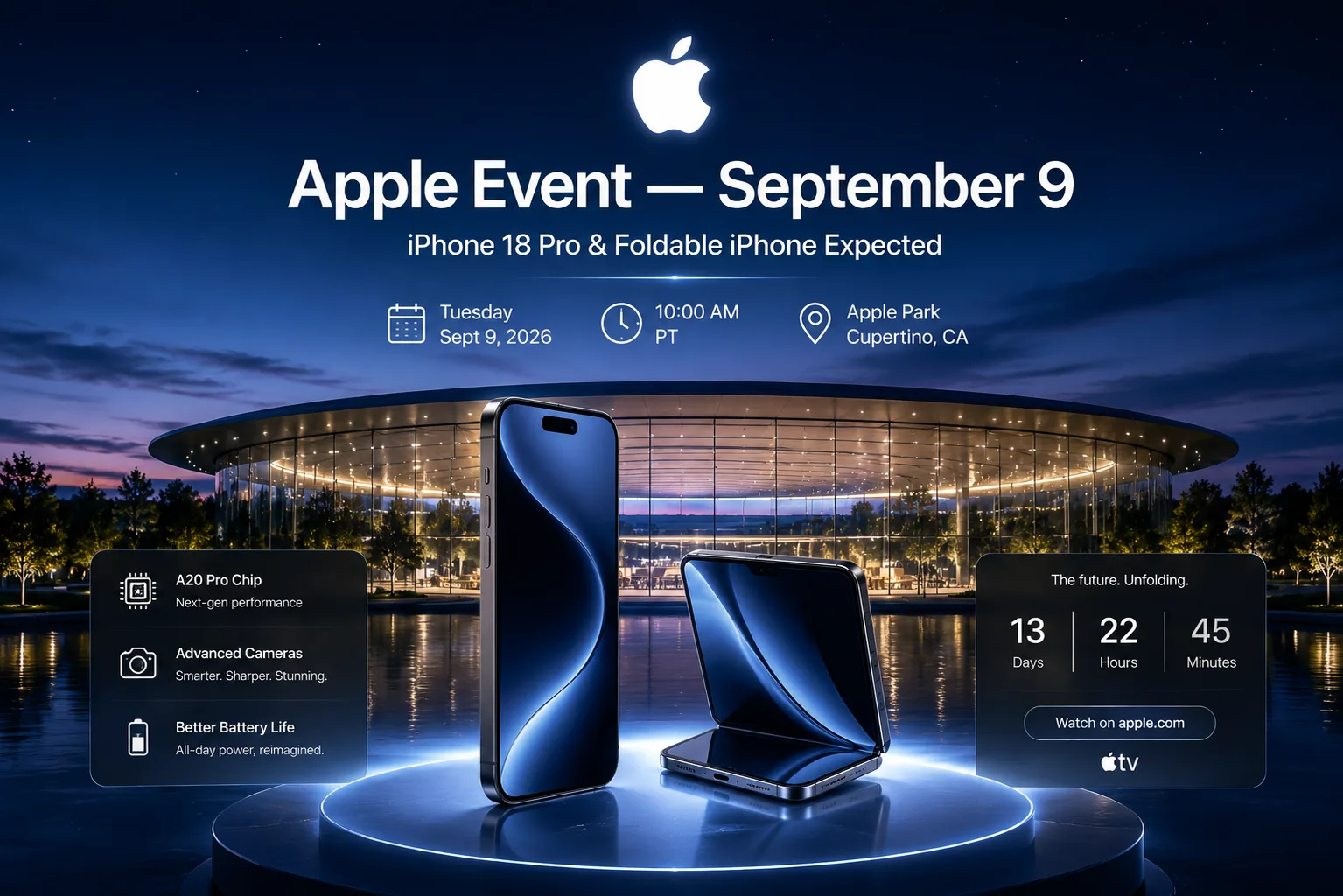 Apple iPhone Launch Event 2026 Confirmed for September 9