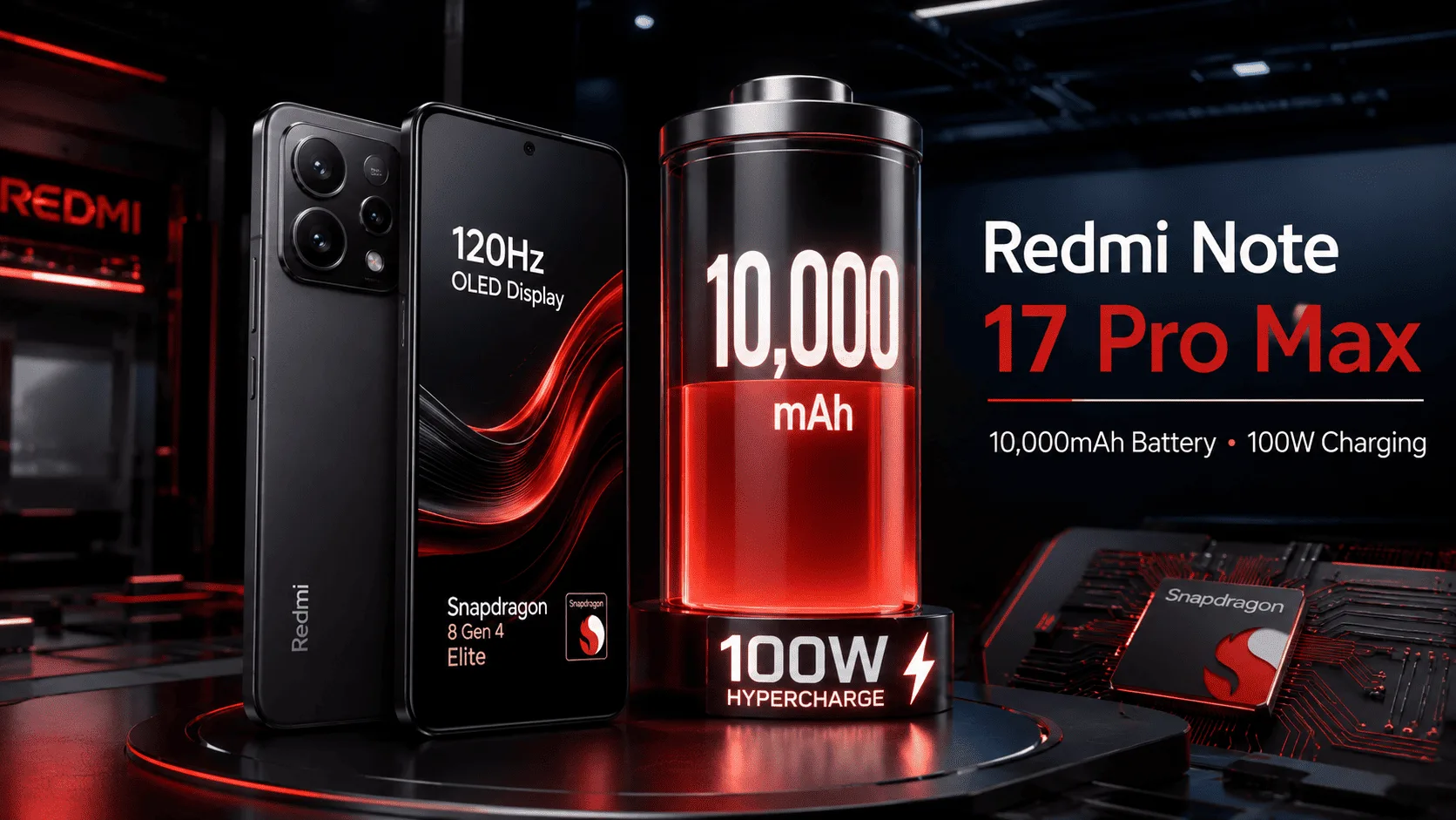 Redmi Note 17 Pro Max Goes Global With Massive Battery and 100W Charging